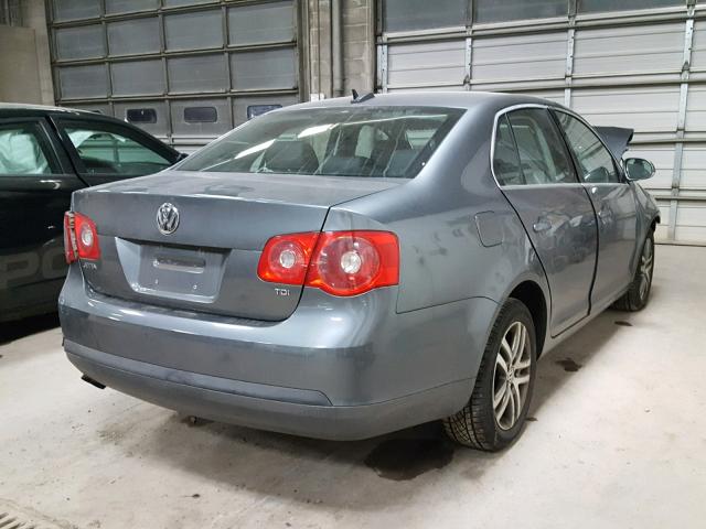 3VWDT71K06M845807 - 2006 VOLKSWAGEN JETTA TDI GRAY photo 4