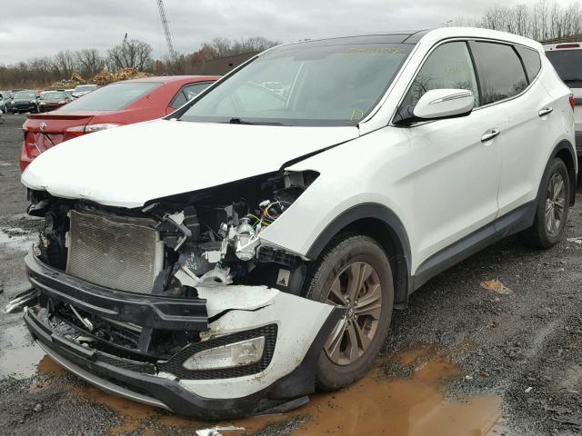 5XYZUDLB4DG083366 - 2013 HYUNDAI SANTA FE S WHITE photo 2