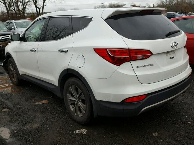 5XYZUDLB4DG083366 - 2013 HYUNDAI SANTA FE S WHITE photo 3