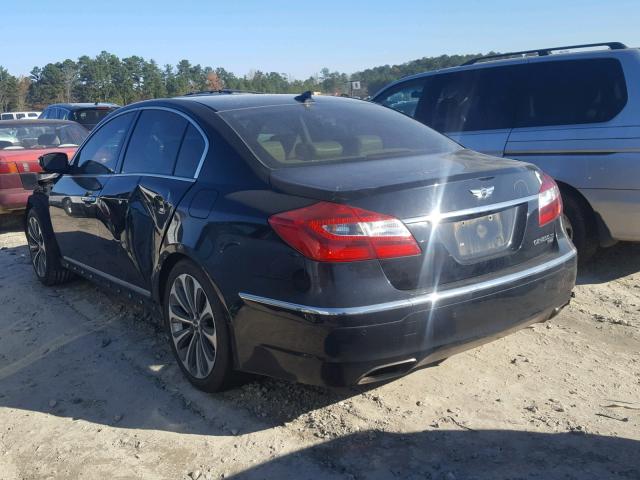 KMHGC4DH4EU262502 - 2014 HYUNDAI GENESIS 5. BLACK photo 3