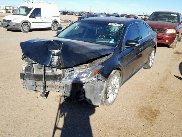 4T1BK1EB7DU025202 - 2013 TOYOTA AVALON BAS BLACK photo 2