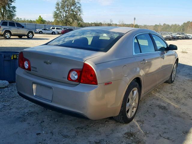 1G1ZG57B29F215048 - 2009 CHEVROLET MALIBU LS Qızıl foto 4