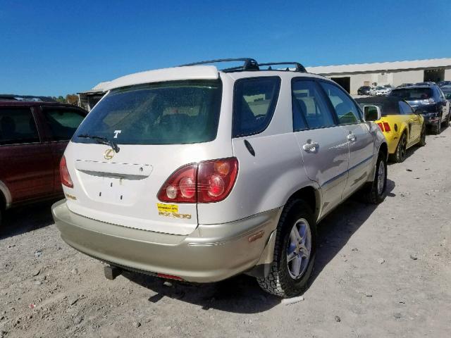 JT6GF10U1X0031023 - 1999 LEXUS RX 300 WHITE photo 4