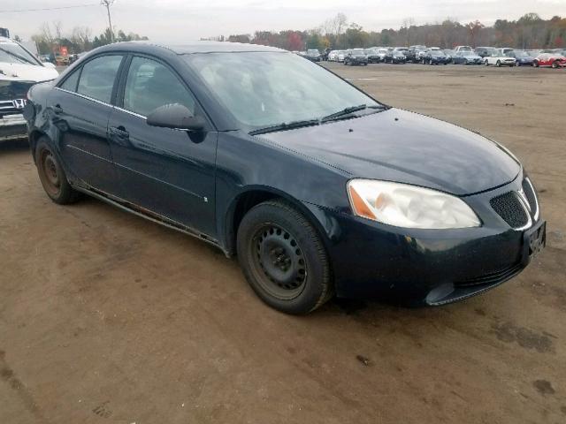 1G2ZF58B274167900 - 2007 PONTIAC G6 VALUE L BLACK photo 1