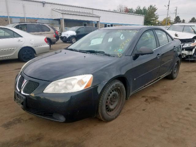 1G2ZF58B274167900 - 2007 PONTIAC G6 VALUE L BLACK photo 2