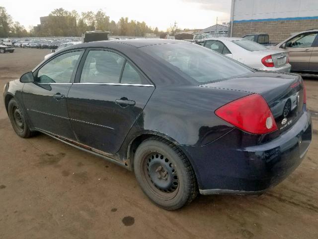 1G2ZF58B274167900 - 2007 PONTIAC G6 VALUE L BLACK photo 3