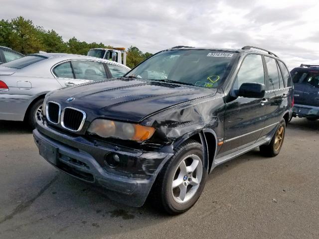 5UXFA53503LP27846 - 2003 BMW X5 3.0I BLACK photo 2