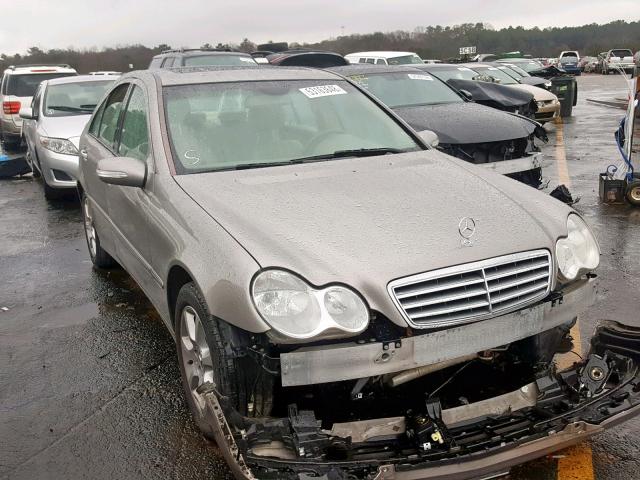 WDBRF54H87F886240 - 2007 MERCEDES-BENZ C 280 GRAY photo 1