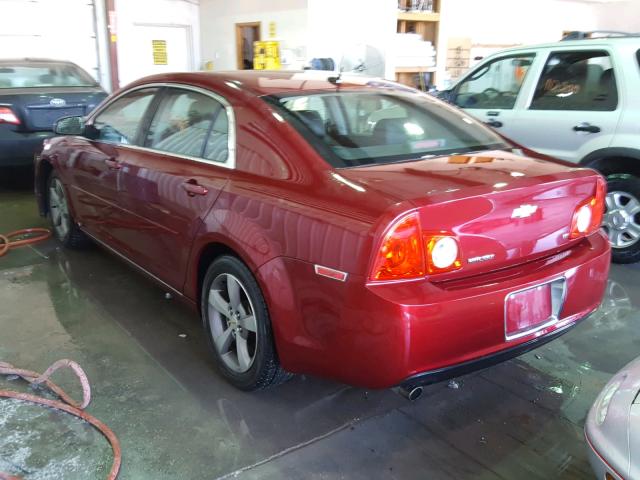 1G1ZJ57B59F181950 - 2009 CHEVROLET MALIBU 2LT MAROON photo 3