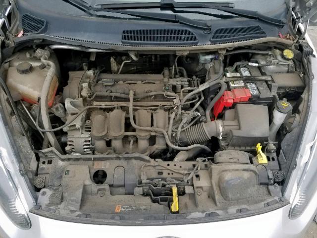 3FADP4TJ1GM169482 - 2016 FORD FIESTA S SILVER photo 7