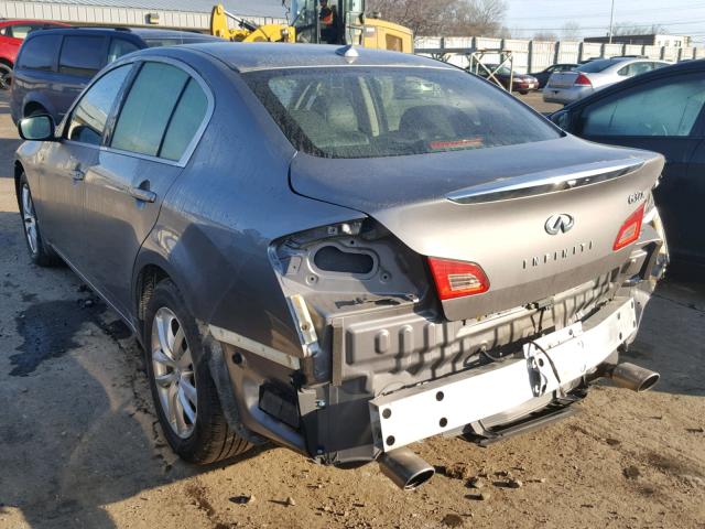 JNKCV61F59M054046 - 2009 INFINITI G37 GRAY photo 3