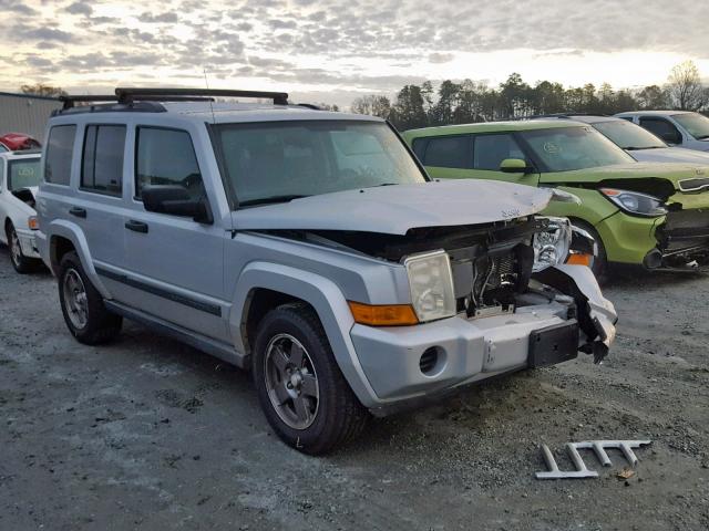 1J8HH48N36C226293 - 2006 JEEP COMMANDER SILVER photo 1