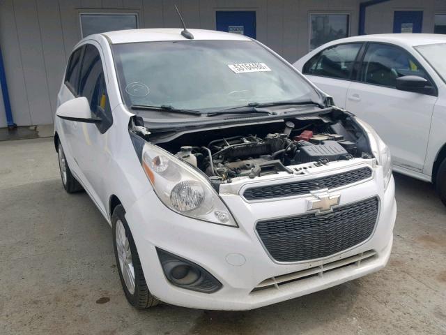 KL8CD6S98EC419101 - 2014 CHEVROLET SPARK 1LT WHITE photo 1