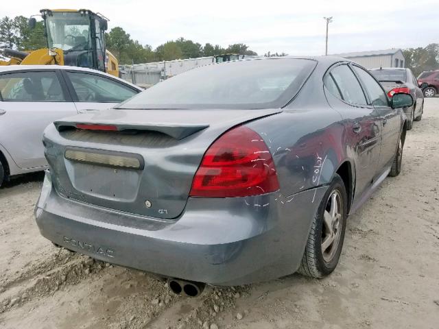 2G2WS522941353030 - 2004 PONTIAC GRAND PRIX GRAY photo 4
