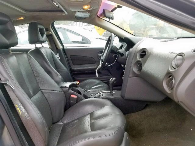 2G2WS522941353030 - 2004 PONTIAC GRAND PRIX GRAY photo 5