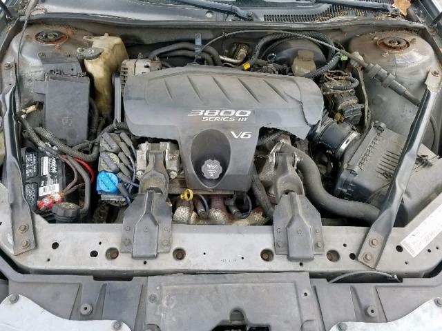 2G2WS522941353030 - 2004 PONTIAC GRAND PRIX GRAY photo 7