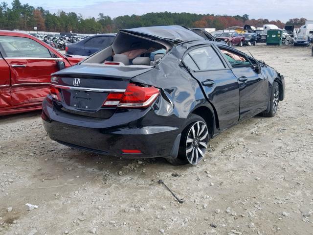 19XFB2F9XEE012421 - 2014 HONDA CIVIC EXL BLACK photo 4