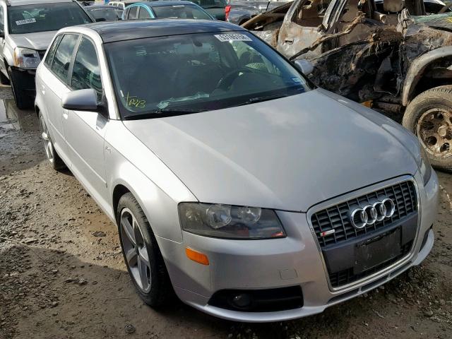 WAUHF78P98A073639 - 2008 AUDI A3 2.0 SILVER photo 1