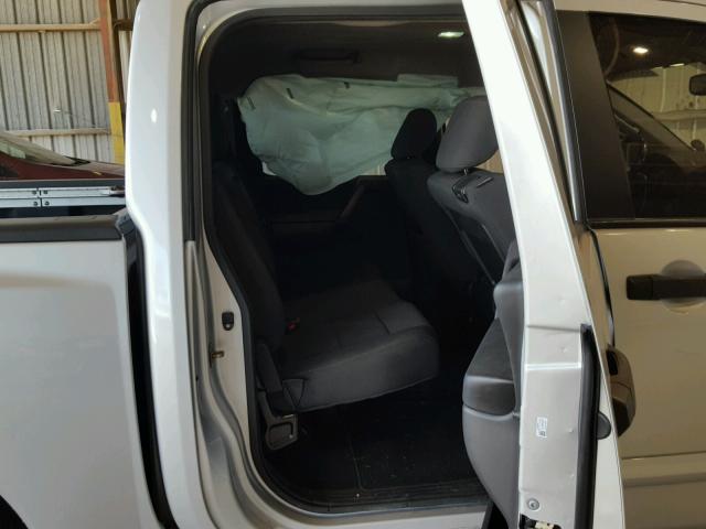 1N6BA0ED3CN313520 - 2012 NISSAN TITAN S SILVER photo 6