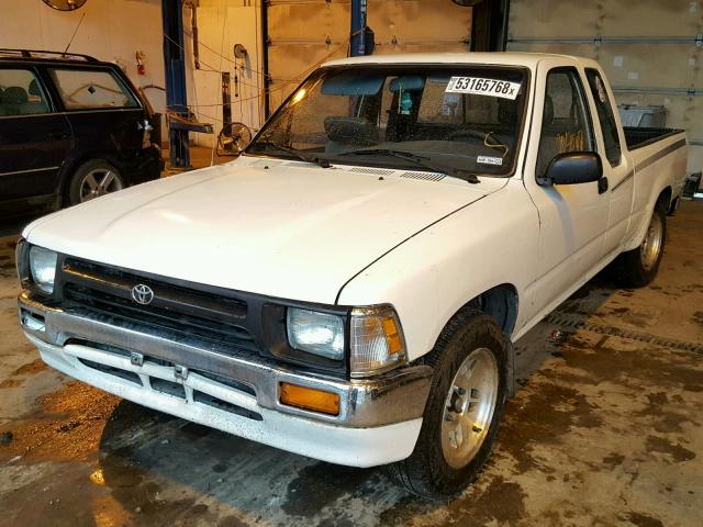 JT4VN93D5P5035625 - 1993 TOYOTA PICKUP 1/2 WHITE photo 2