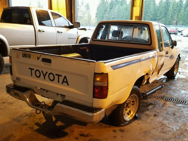 JT4VN93D5P5035625 - 1993 TOYOTA PICKUP 1/2 WHITE photo 4