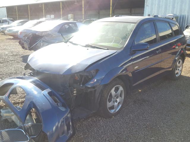 5Y2SL66875Z422771 - 2005 PONTIAC VIBE BLUE photo 2