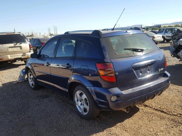 5Y2SL66875Z422771 - 2005 PONTIAC VIBE BLUE photo 3