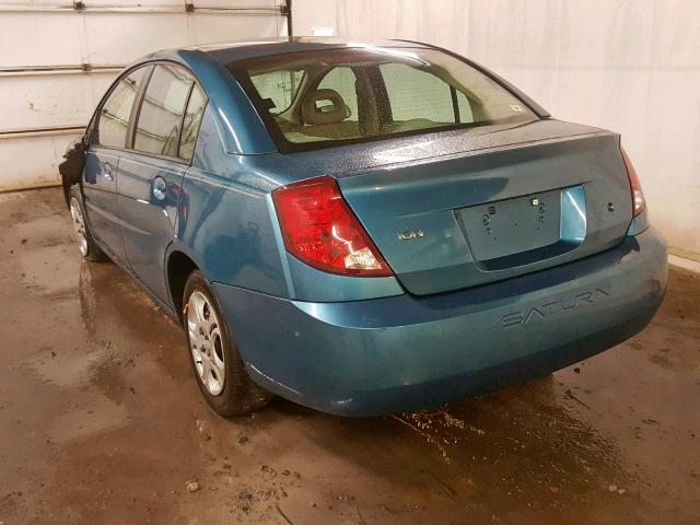 1G8AJ52F35Z140380 - 2005 SATURN ION LEVEL BLUE photo 3