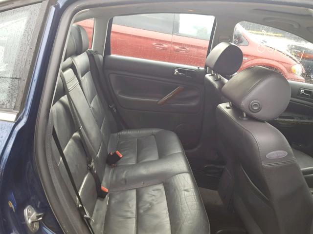 WVWRU63B95P000590 - 2005 VOLKSWAGEN PASSAT GLX 蓝色 照片 6