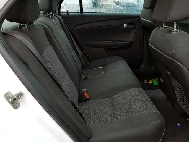 1G1ZC5EB1AF210572 - 2010 CHEVROLET MALIBU 1LT WHITE photo 6