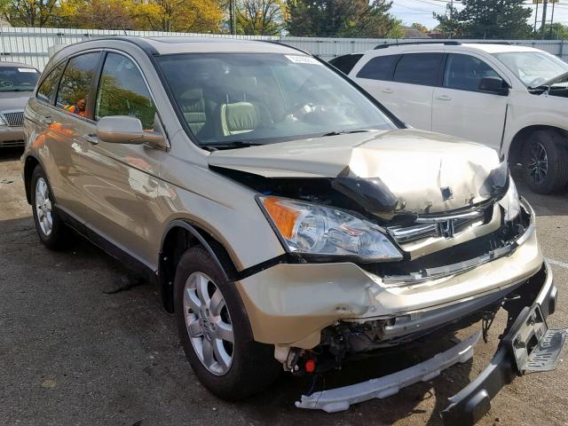 JHLRE48737C117603 - 2007 HONDA CR-V EXL GOLD photo 1