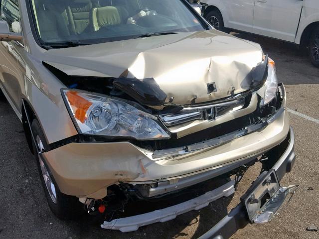 JHLRE48737C117603 - 2007 HONDA CR-V EXL GOLD photo 9