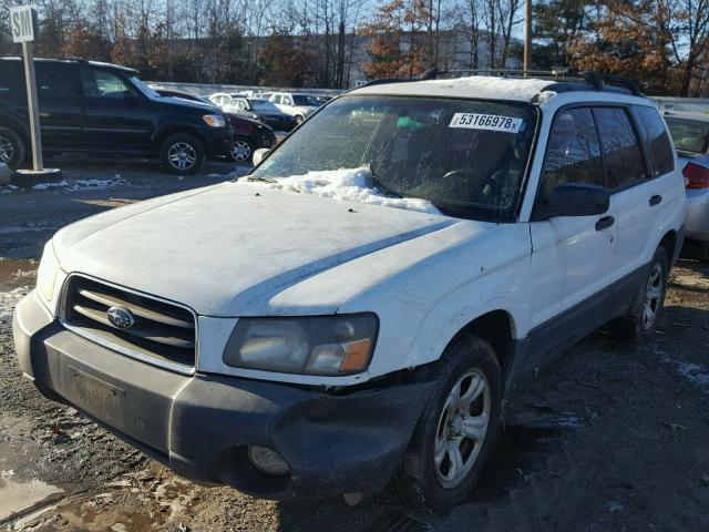 JF1SG63684G759599 - 2004 SUBARU FORESTER WHITE photo 2