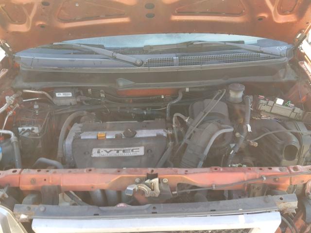 5J6YH28553L020376 - 2003 HONDA ELEMENT EX ORANGE photo 7