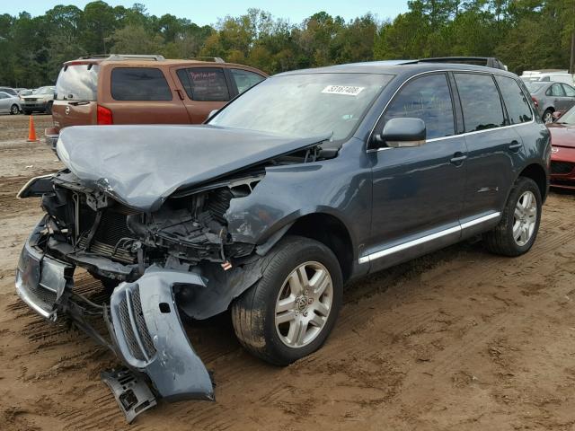 WVGCM77L54D053636 - 2004 VOLKSWAGEN TOUAREG 4. BLUE photo 2