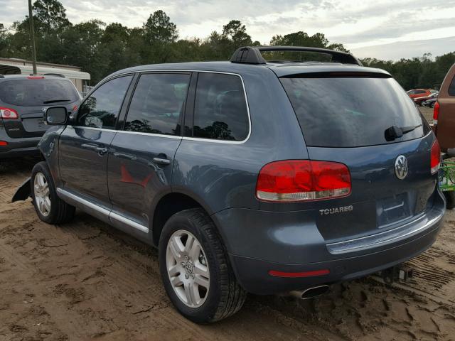 WVGCM77L54D053636 - 2004 VOLKSWAGEN TOUAREG 4. BLUE photo 3