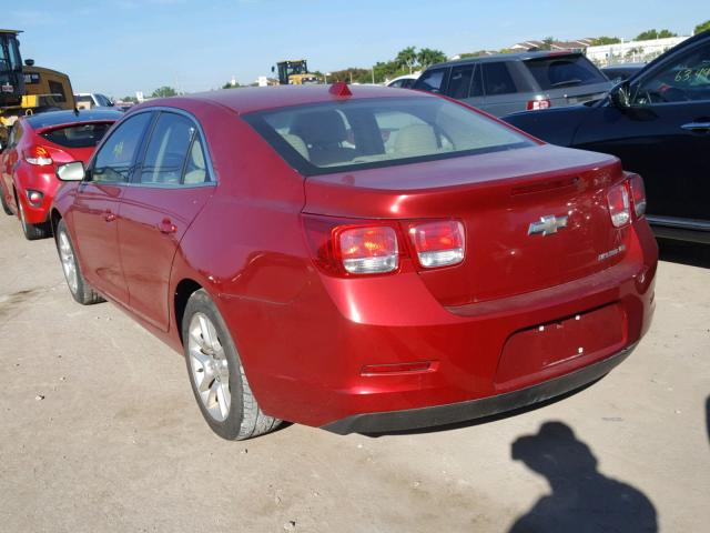 1G11D5SR1DF140300 - 2013 CHEVROLET MALIBU 1LT RED photo 3