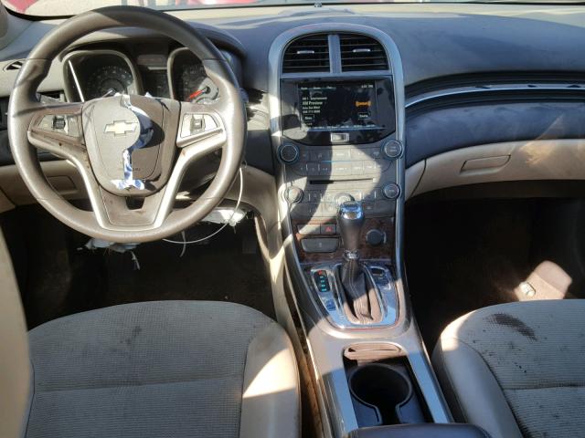 1G11D5SR1DF140300 - 2013 CHEVROLET MALIBU 1LT RED photo 9