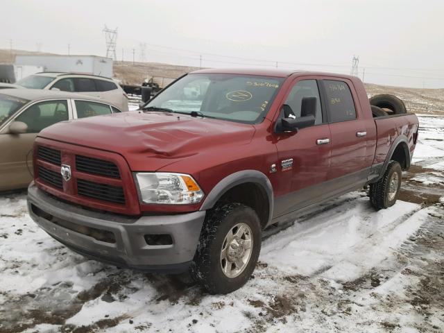 3D73Y3HL1BG549605 - 2011 DODGE RAM 3500 RED photo 2