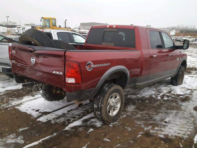 3D73Y3HL1BG549605 - 2011 DODGE RAM 3500 RED photo 4