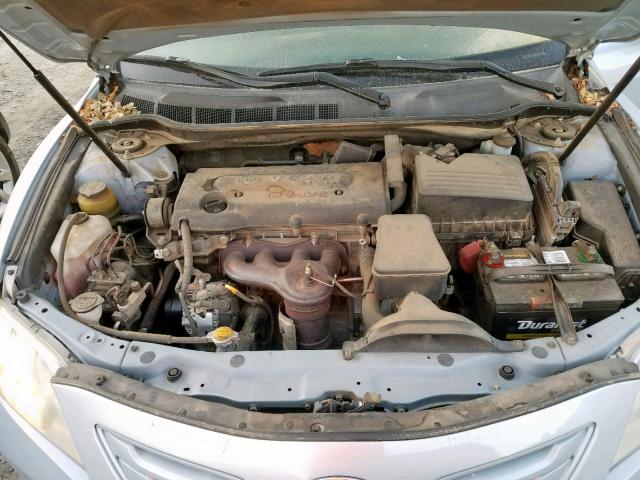 4T1BE46K17U672223 - 2007 TOYOTA CAMRY CE BLUE photo 7