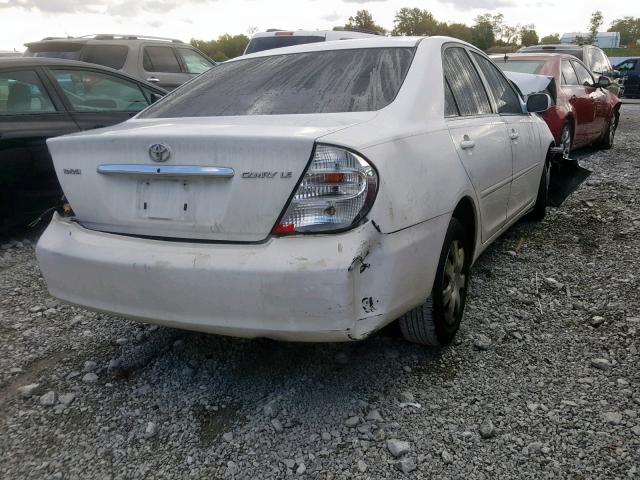 4T1BE32K34U316867 - 2004 TOYOTA CAMRY LE WHITE photo 4