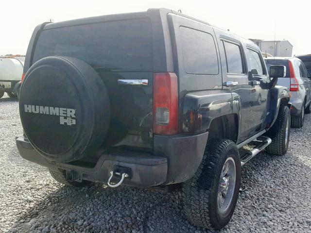 5GTDN136668157964 - 2006 HUMMER H3 BLACK photo 4