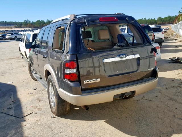 1FMEU64E27UA63585 - 2007 FORD EXPLORER E GRAY photo 3