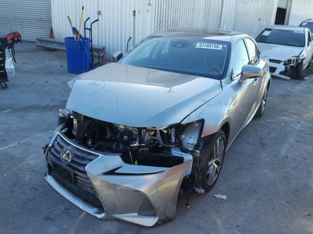 JTHBA1D22J5079147 - 2018 LEXUS IS 200T GRAY photo 2