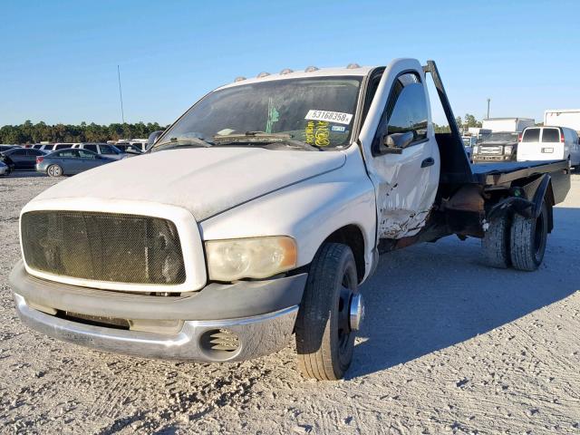 3D7MA46C04G136109 - 2004 DODGE RAM 3500 S WHITE photo 2