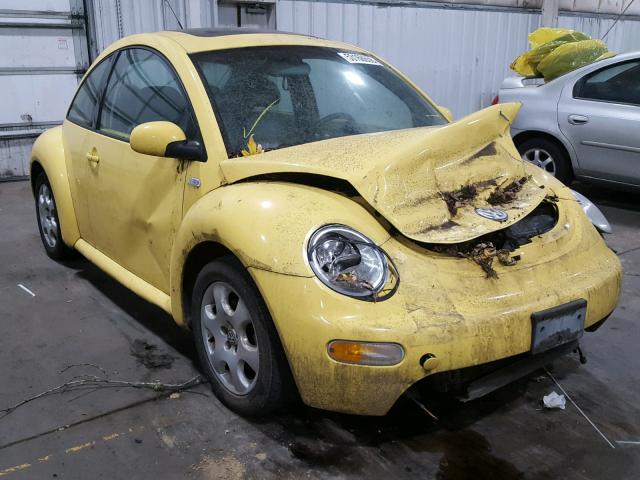 3VWCK21C93M424657 - 2003 VOLKSWAGEN NEW BEETLE 黄色 照片 1