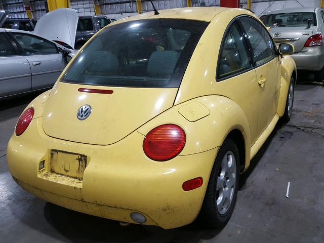 3VWCK21C93M424657 - 2003 VOLKSWAGEN NEW BEETLE 黄色 照片 4