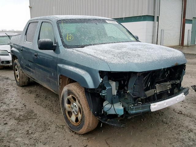 2HJYK16296H534609 - 2006 HONDA RIDGELINE BLUE photo 1