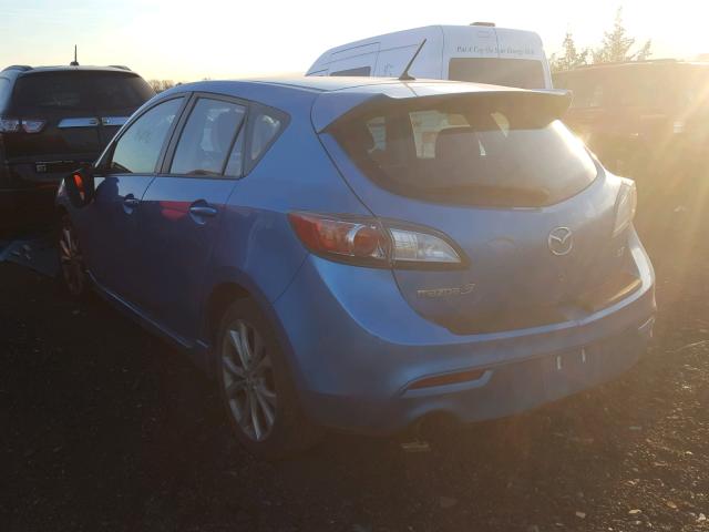 JM1BL1K64B1458600 - 2011 MAZDA 3 S BLUE photo 3